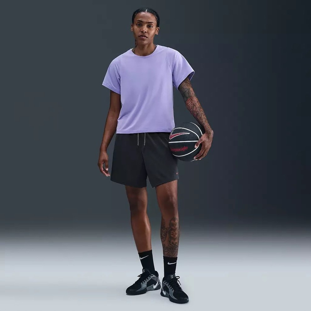 Nike Sabrina Ionescu Dri-FIT Reversible Basketball Shorts Lilac Black Size XL‎